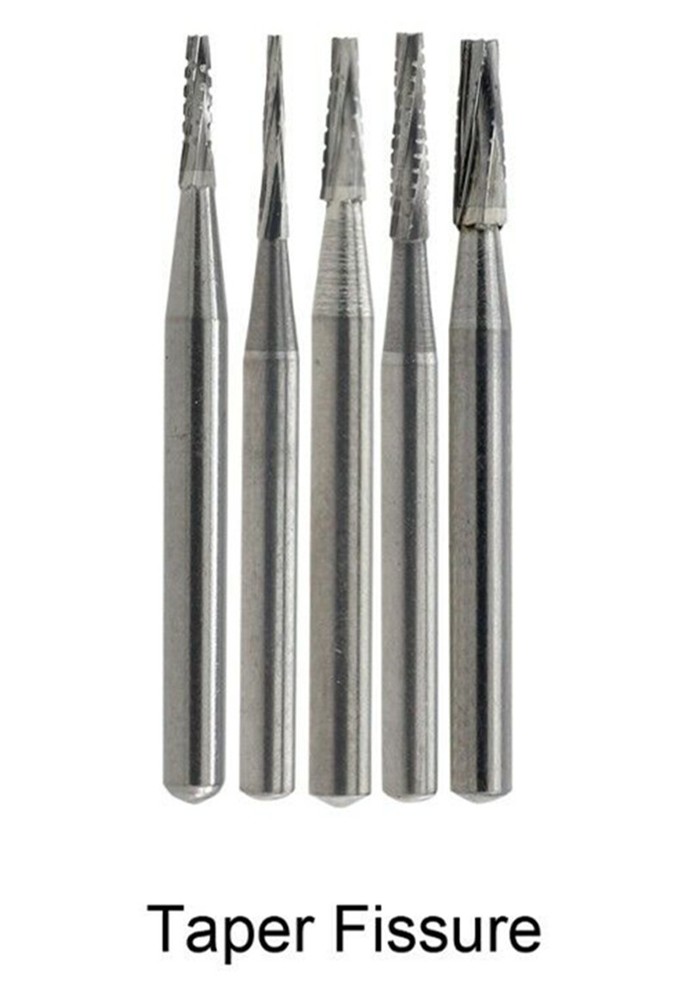 Dental Surgical Burs Carbide FGOS 25mm Taper Fissure Crosscut High Speed 701 702