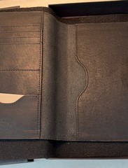 Shinola leather Journal Cover black notebook snap made in USA new w gift box