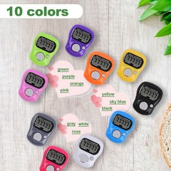 Electronic Tally Counter – 10 Pack Digital Clicker with 5-Digit LCD Display