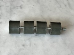 McMaster Carr 9376K74 Vibration Damping Sandwich Mounts 1/4-20 (set of 4)