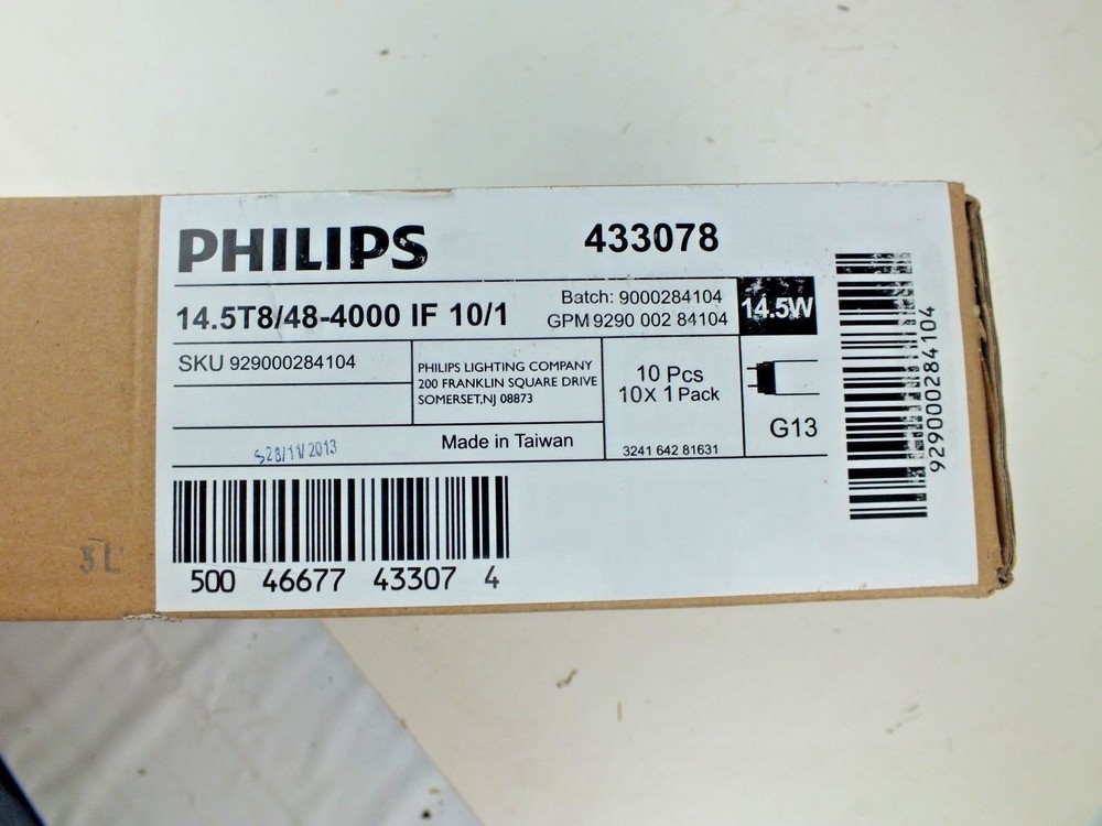 New Philips 14.5T8/48-4000 IF 10/1 14.5 Watt, 48″ T8 Cool White LED Bulb