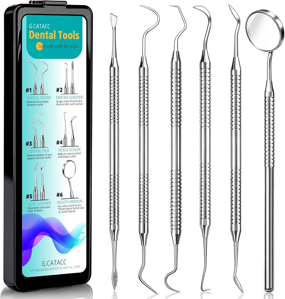 Dental Tools Dental Pick for Teeth Cleaning Stainless Steel Hygiene Kit