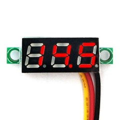 Mini DC 30V 2 Wire LED Digital Tube Display Panel Volt Meter Voltage Voltmeter#