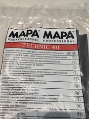 Mapa Professional Technic 401 401126 Neoprene Size 6 Gloves NS-401