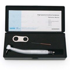 US COXO Dental High Speed Handpiece Air Turbine Self Power LED M4 4Holes Stock