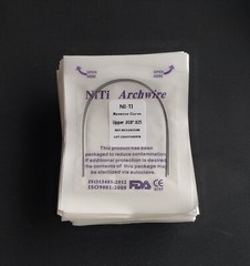 10Pack Dental Orthodontic Super Elastic Reverse Curve True Rectangular Arch Wire