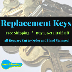 Replacement HON Furniture Key – Series 352, 352E, 352H, 352N, 352R, 352S, 352T