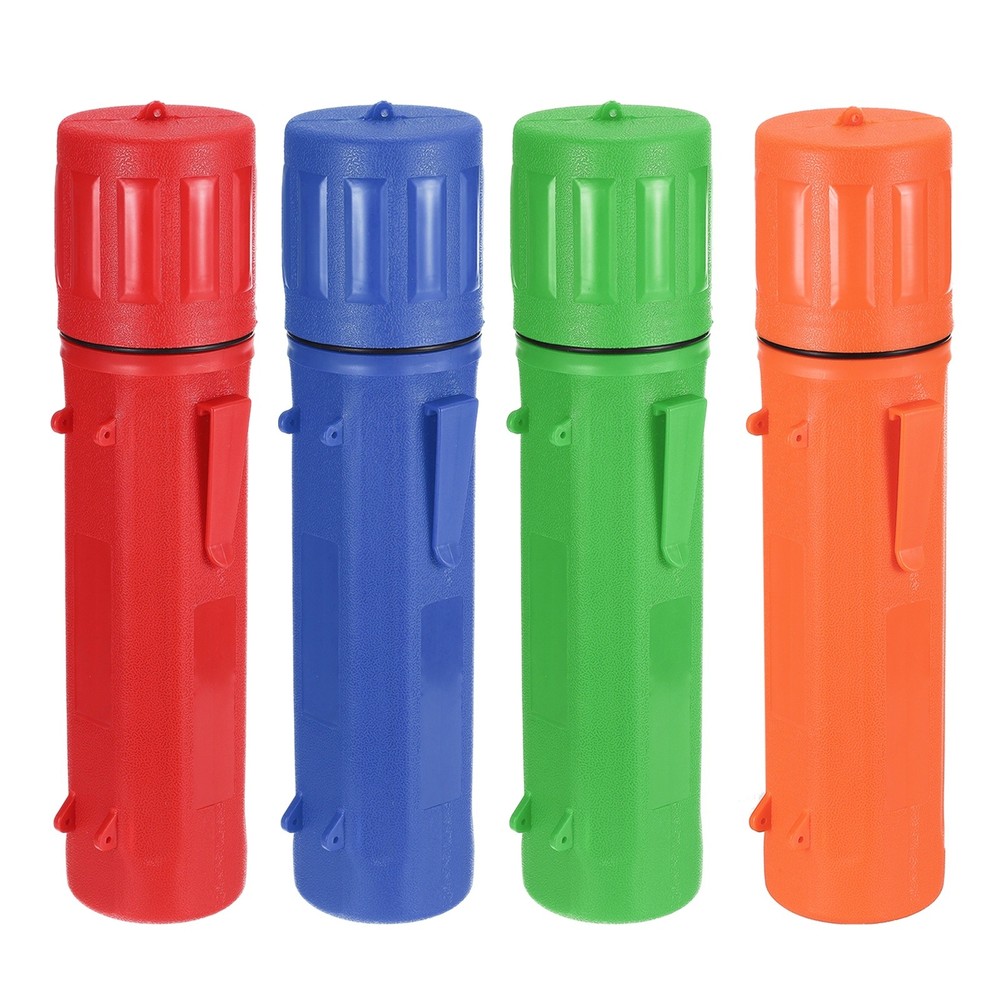 4 Pcs Welding Rod Storage Tube 14.5 Inch Container Red,Blue,Orange,Green
