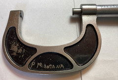Vintage Geo Scherr Micrometer Caliper Machinist New York USA