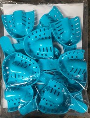 Henry Schein Perforated Dental Impression Trays Medium Upper 12 Pack 900-4565