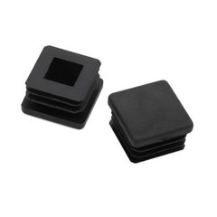 10pc 1″ 1 Inch Square Plastic Plug Tubing Post End Cap Chair Glide Inserts 1×1