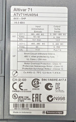 Schneider Electric ATV71HU40N4 Altivar 71 5HP 380-480V
