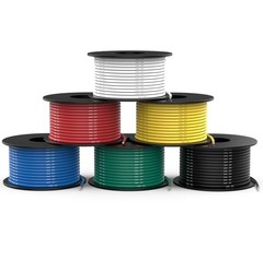 18 Gauge Wire 180ft, 18 AWG Wire 6 Colors 30ft Each Spool, Flexible Silicone …