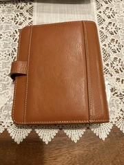 Franklin covey Vintage Aurora Full Grain Italian Leather Compact New