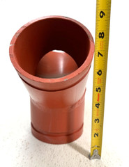 WYE – 4″ IPS Grooved End True Wye Pipe Fitting (Fits 4.50 O.D. Pipe Size)