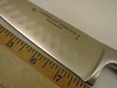Forged Duo Edge Chefs Knife 8 inch German Steel X50CrMoV15 Full Tang Stainless