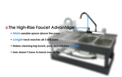 Portable Sink Mobile Concession, 4 Compartment sink, Table Top Sink