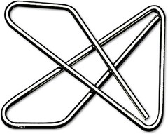 ACCO Brands Ideal Paper Clamp Butterfly Clamp Smooth Finish, No.1 Size 12/Box