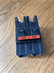Federal Pacific 50A 2 Pole Circuit Breaker