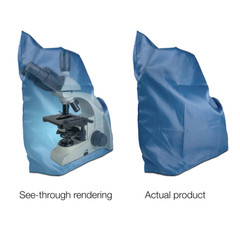 ESD Microscope Dust Cover, Opaque, Blue Fabric (Medium)