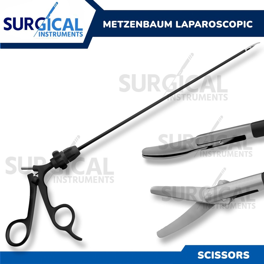 5x330mm Metzenbaum Laparoscopic Scissors Laparoscopy Surgical Medical Instrument
