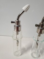 (2) Glass Nasal Atomiser Nose ( unknown brand ) as shown