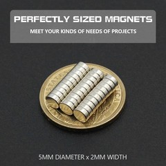 200PCS N35 Strong Neodymium Magnets Round Disc NdFeB Permanent Rare Earth Magnet