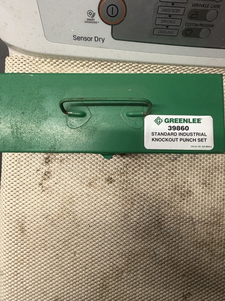 Greenlee 39860 Standard Industrial Punch Kit