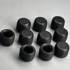 USA! 3/8″ NPT Plugs Hex Countersunk Plug Pipe Fitting Npt Pipe Fitting Cap 10pcs