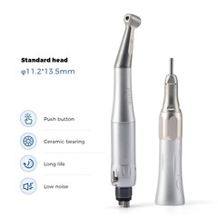 Jinme Dental Low Speed Handpiece Set 4H External Contra Angle Straight Air Motor