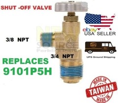 9101P5H G 9101P5 REGO REPLACES SHUT OFF VALVE 3/4 FORKLIFT TANK LPG GAS PROPANE