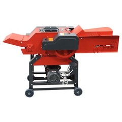 4-Blade Grass Straw Cutting&Silk Kneading Integrated Machine Conveyor Inlet 220V