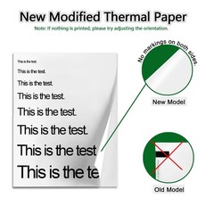 100 Sheets A4 Thermal Paper, 8.27×11.69′ Thermal Paper(210 x 297 mm) for Port…
