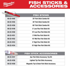 30 Ft. Fiberglass Fish Stick Low/Mid/High Flex Combo Kit with Accessories