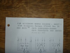 Bobcat 553 BICS Skid Steer Cab Accs Electrical Wiring Diagram Manual 513012383