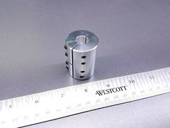 10 X 12.7MM 1/2″ Rigid Clamp Shaft Coupler Double Length CNC Motor Zero Backlash