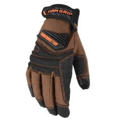 Trade Master Small Tan Duck Canvas Glove, Grip Firm Set Impact Protection NEW