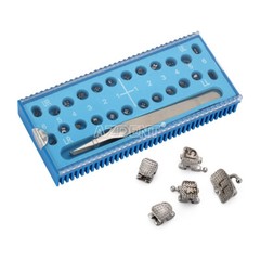 Dental Orthodontic Self Ligating Brackets Active Passive Roth MBT 022 Hooks 345