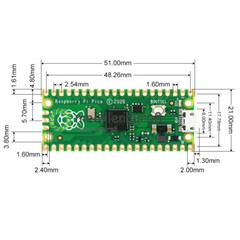 Raspberry Pi Pico Board RP2040 Mciro Python Dual Core ARM Cortex M0+