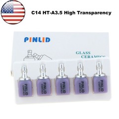 US C14 Ceramic Blocks Lithium Disilicate Cerec CAD CAM HT/LT A1-A3.5 5Pcs/Box