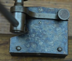 The L.S. Starrett Co. No. 257 Case Hardened Surface Gage w 9″ Spindle & 57S Snug
