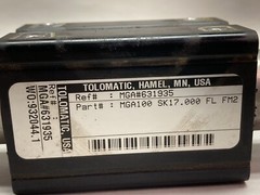 Tol-O-Matic,MGA100 SK17.000 FL FM2,Pneumatic Band Air Cylinder