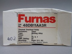 Lot of 2 Furnas 48DB11AA3R Thermal Overload Relay