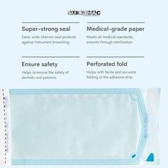 3.5″ x 5.25″ Self Sterilization Pouches for Dental Offices, Autoclave Sterili…