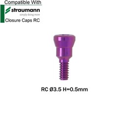 Fits Straumann ITI RC Healing Abutments Closure Caps Titanium Regular Screw