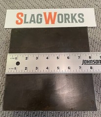 3/4x8x8 inch steel plate 8”x8” A36 Hot Roll Flat .75″ Thick