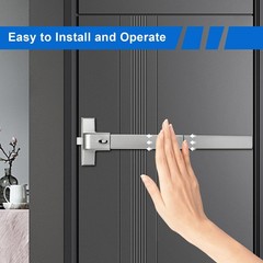 Panic Bar for Exit Door Commercial Emergency Push Bar Lock Stainless Steel