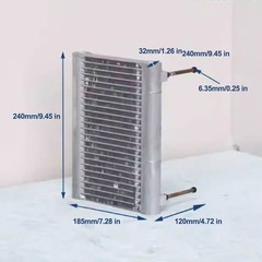 WT18524032 Aluminum Fin-Tube Heat Exchanger Air/Water-cooled Condenser