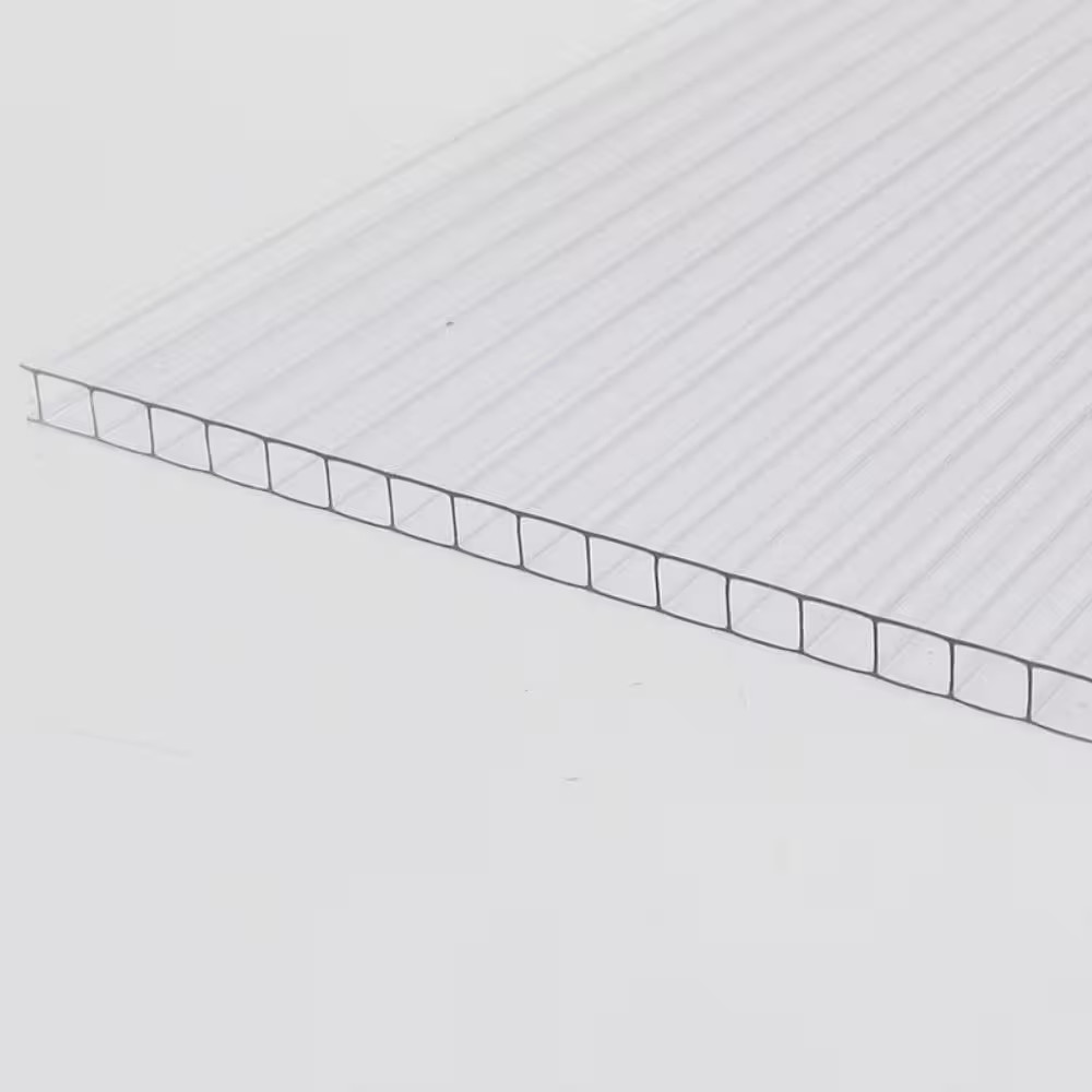 Clear Multiwall Polycarbonate Sheet Thermoclear 48 In. X 96 In. X 1/4 In. (6Mm)