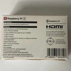 CanaKit Raspberry Pi 5 8GB Starter Kit w/ Case, USB-C PD Power, 128GB microSD
